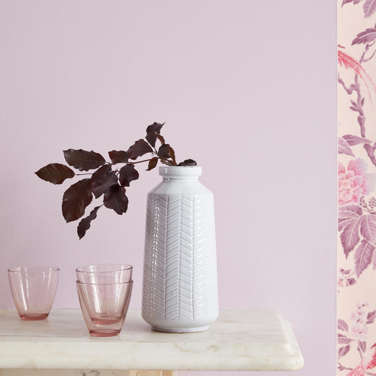 Interior paint Little Greene color фиолетовый Hortense (266).