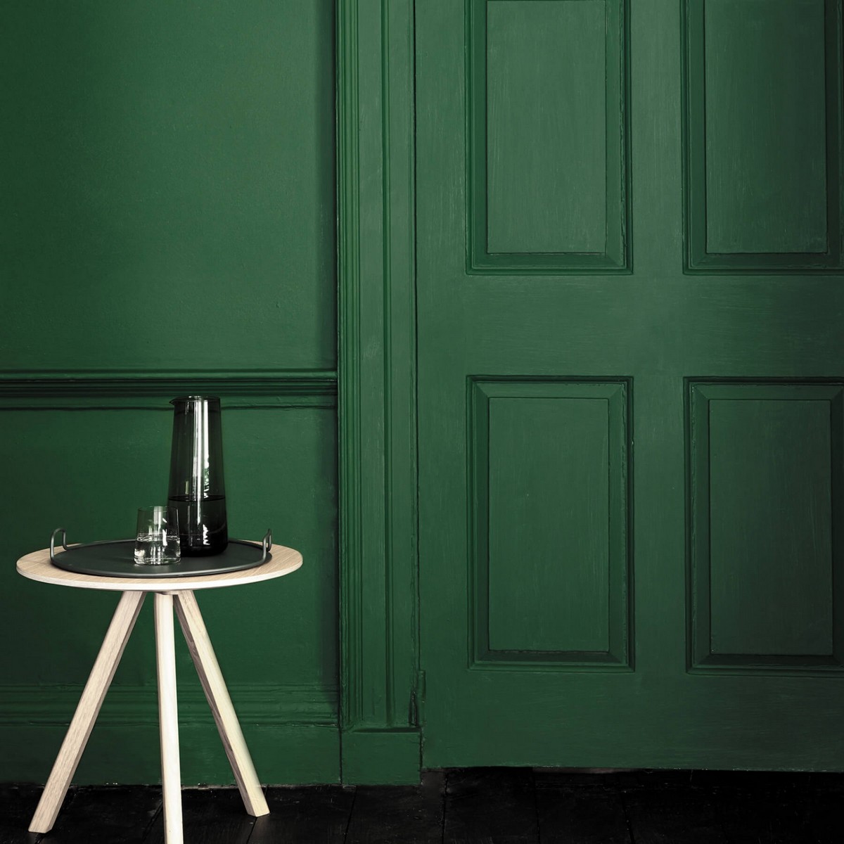 Interior paint Little Greene color зеленый Puck (298).