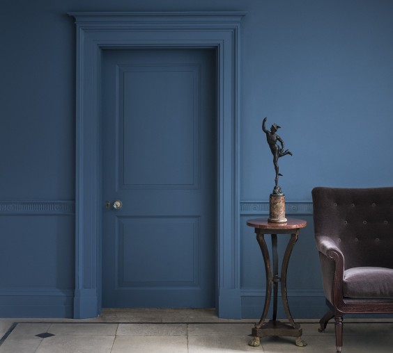 Interior paint Paint & Paper Library color голубой BLUE BLOOD (668).